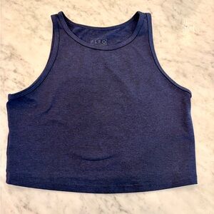 FLEO Heather Blue Tempo Crop
